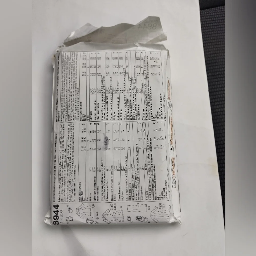 Simplicity Sewing Pattern 8944 Adult Teen Costume Gesha Size Small-Large Cosplay - Picture 2 of 2